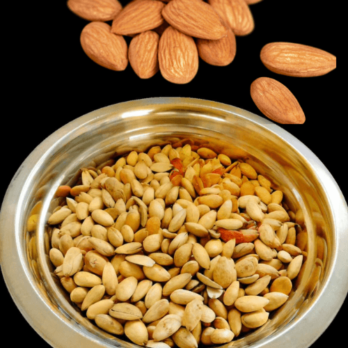 roasted badam milk drink